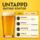 Untappd Rating Sorter